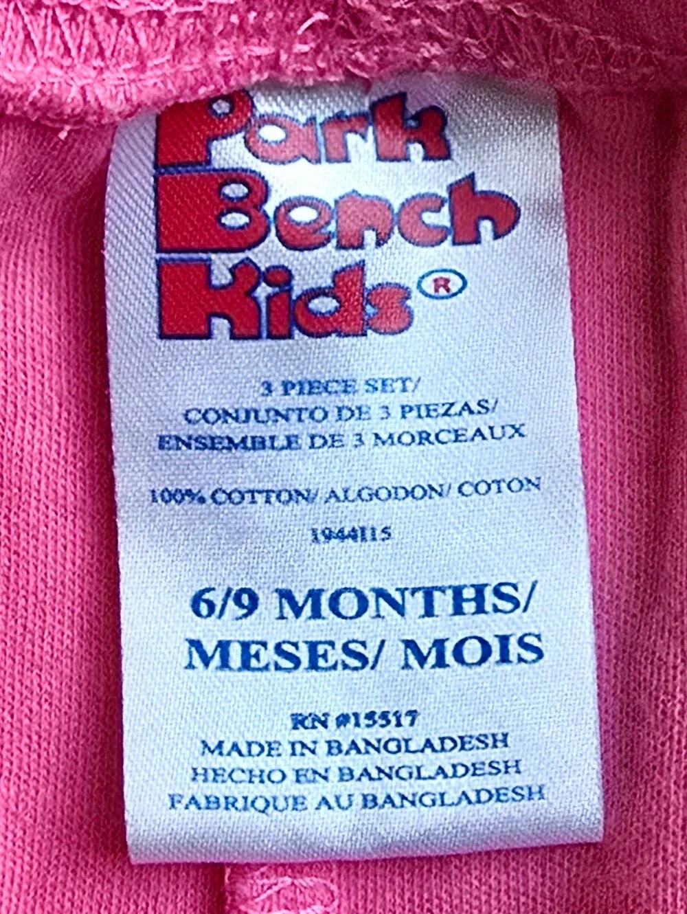 Pink Baby Girl Bloomers Diaper Cover Size 6-9 Months